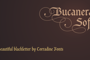 Bucanera Soft Family: A Modern Blackletter for Creative Projects