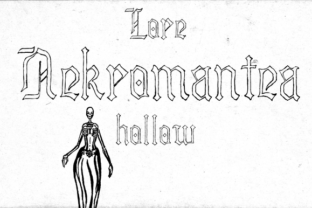 Lore Nekromantea Hollow: A Typeface for Dark, Atmospheric Design