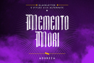 Memento Mori: A Gothic Typeface for Bold Design