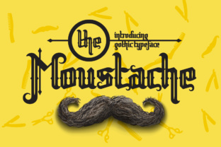 Moustache: A Vintage Gothic Typeface for Elegant Branding