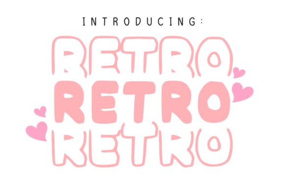Retro Font: A Playful, Layered Display Type for Nostalgic Designs