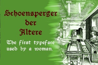 Schoensperger Der Altere: A Historical Anchor in Early Typography