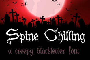 Spine Chilling: The Spooky Blackletter Font for Creepy Designs