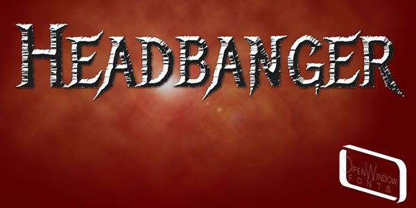 The Anatomy of Aggression: Why Headbanger Defines Modern Heavy Metal Typography